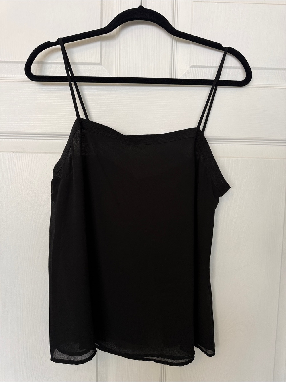 Black Spaghetti Strap Camisole Top